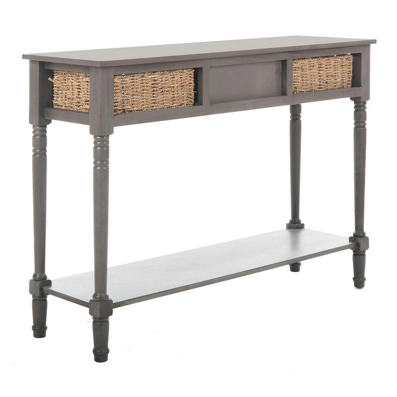 Console grise Edyth de SAFAVIEH - 44.5 x 13.4 x 31.5 - 45Wx13Dx32H