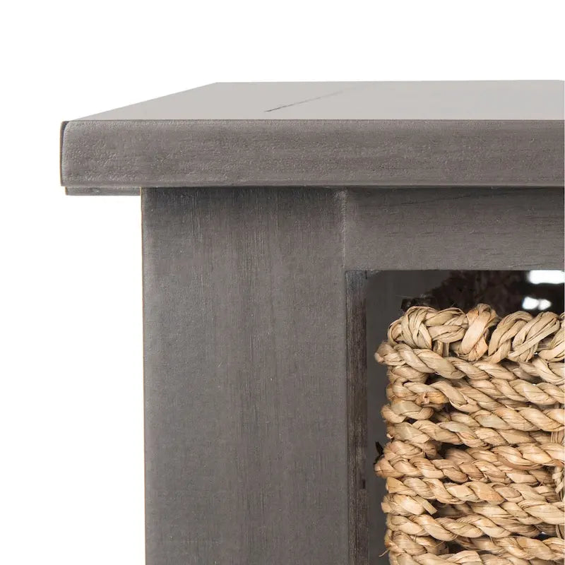 Console grise Edyth de SAFAVIEH - 44.5 x 13.4 x 31.5 - 45Wx13Dx32H