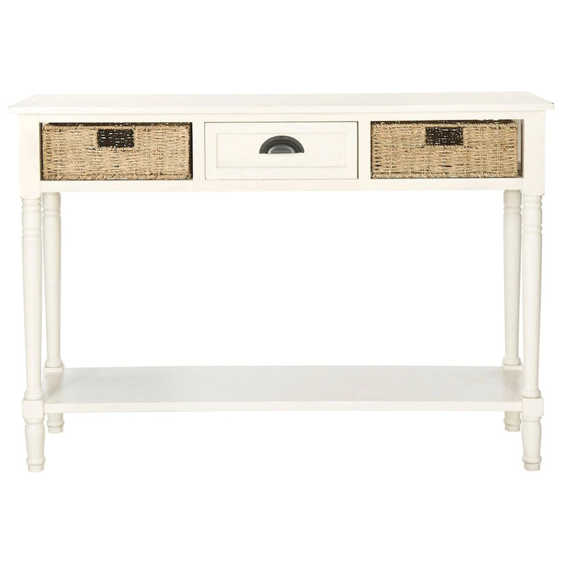 Console grise Edyth de SAFAVIEH - 44.5 x 13.4 x 31.5 - 45Wx13Dx32H