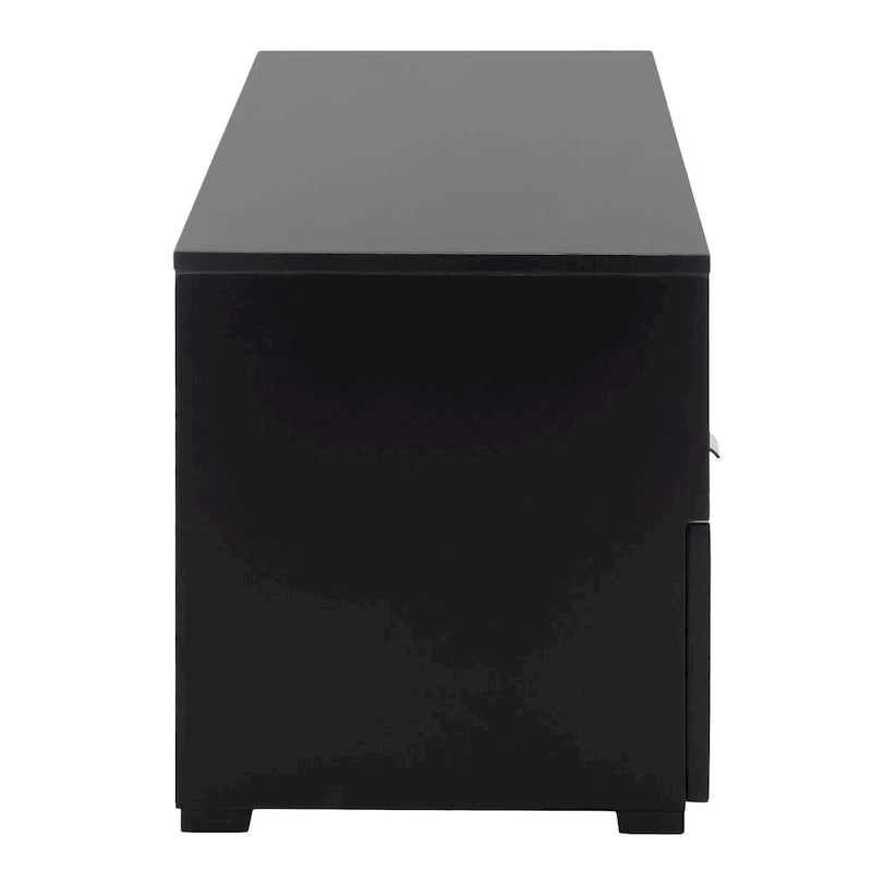 SAFAVIEH Kaitlyn 2-Drawer 1-Shelf Entertainment Media Stand (Fits Up To 55  Flatscreen TV) - 48Wx16Dx17H