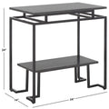 SAFAVIEH Malvina Single Shelf Rectangle Accent Table - 24  L x 14  D x 24  H - 24Wx14Dx24H