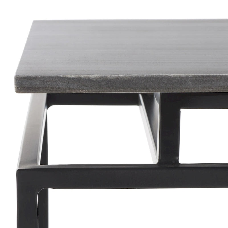 SAFAVIEH Malvina Single Shelf Rectangle Accent Table - 24  L x 14  D x 24  H - 24Wx14Dx24H