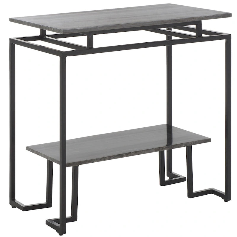 SAFAVIEH Malvina Single Shelf Rectangle Accent Table - 24  L x 14  D x 24  H - 24Wx14Dx24H