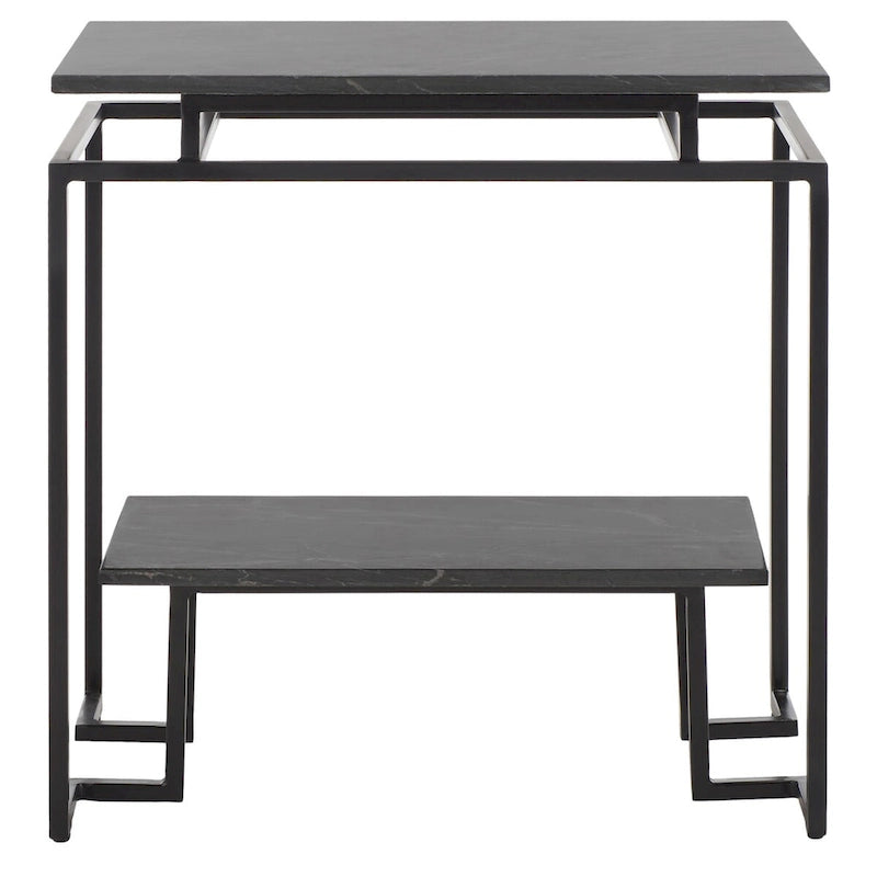 SAFAVIEH Malvina Single Shelf Rectangle Accent Table - 24  L x 14  D x 24  H - 24Wx14Dx24H
