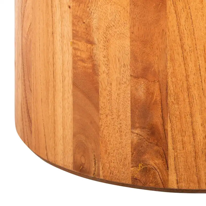 SAFAVIEH Lovey Round Pedestal Coffee Table - Natural. - 28Wx28Dx16H