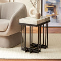 SAFAVIEH Mazie Rectangle Accent Table - 19  W x 13  D x 22  H - 19Wx13Dx22H