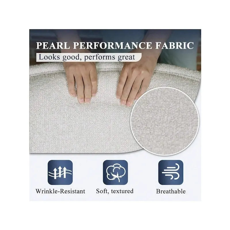 Fully Assembled Upholstered Swivel Barrel Chair