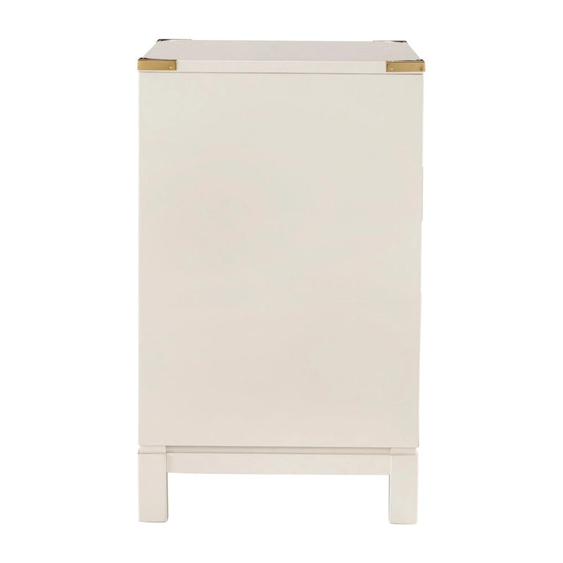 Kedric 3-drawer Goldtone Accent Nightstand by iNSPIRE Q Bold