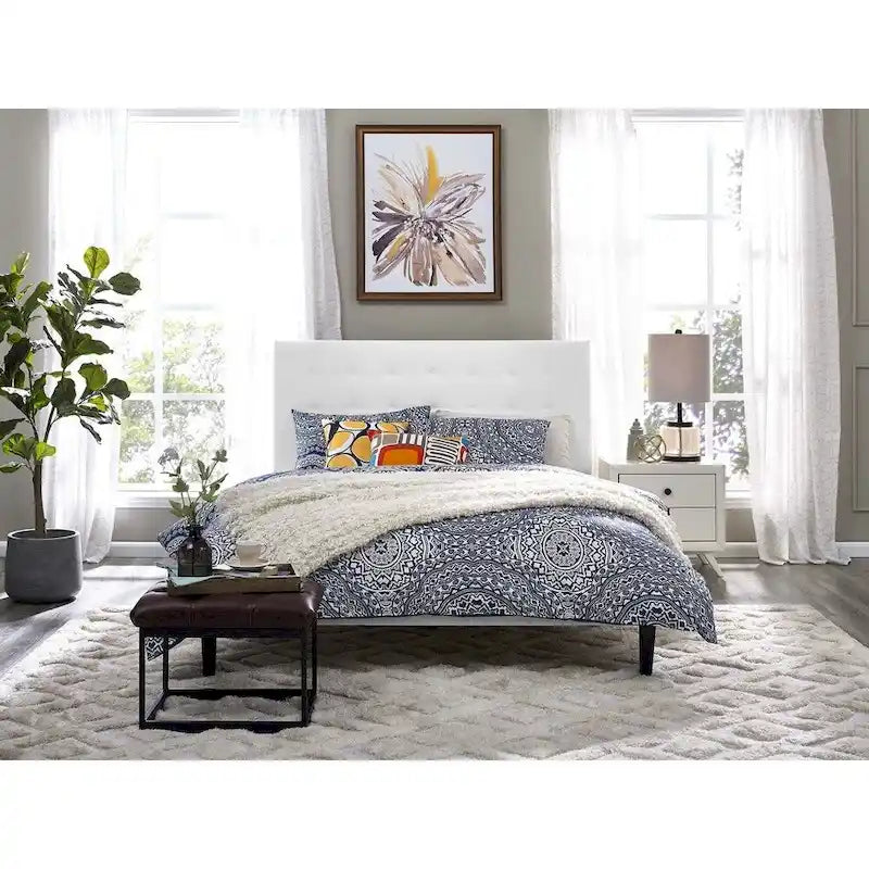 Copper Grove Vodice Faux Leather Upholstered Tufted Headboard