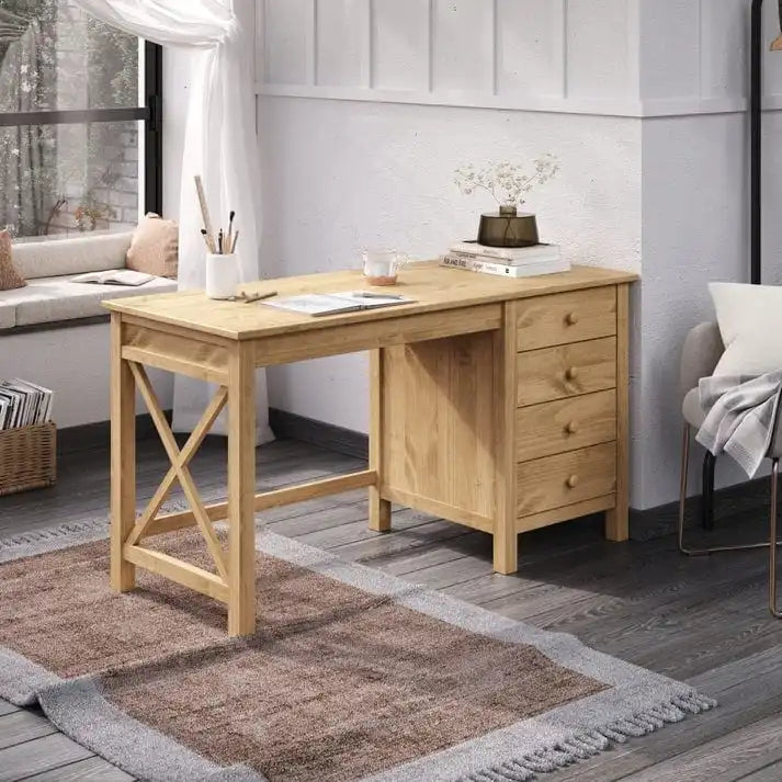 Wood Dressing Table Vanity Makeup Large Corona