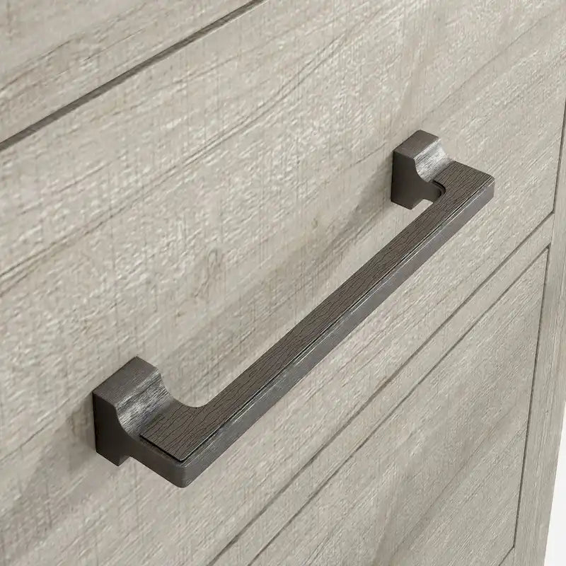 Farmhouse 4-Piece Bedroom Set - 2 Nightstand, 1 Chest and 1 Dresser