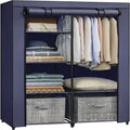 Clothes Storage Organizer with 6 Shelves - 17.7D x 34.6W x 66.1H