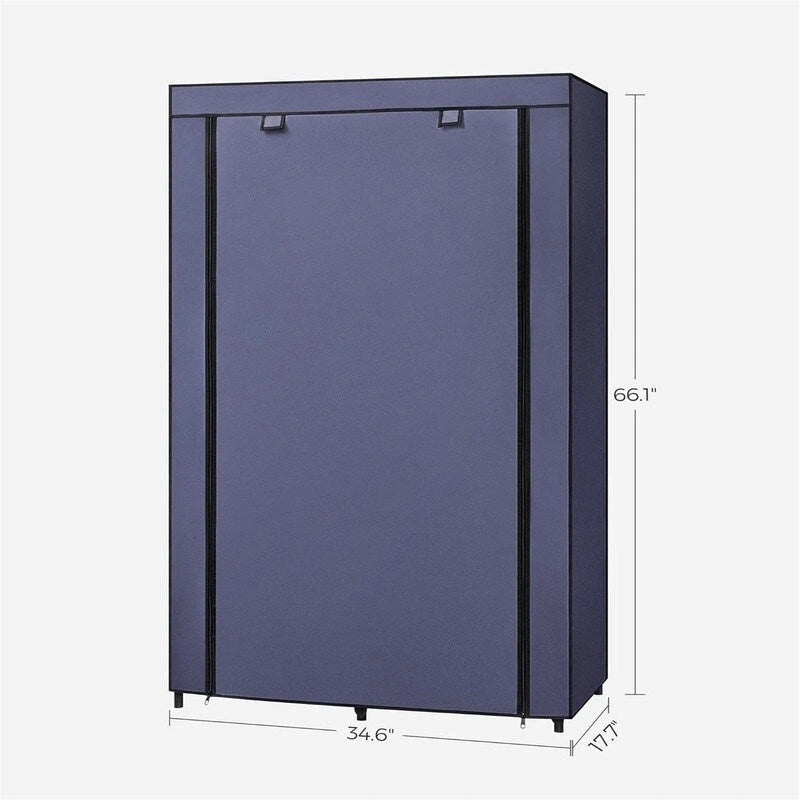 Clothes Storage Organizer with 6 Shelves - 17.7D x 34.6W x 66.1H
