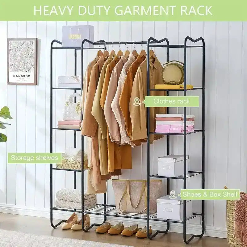 Portable Closet Wardrobe - 15.36 D x 49.2 W x 62.99 H