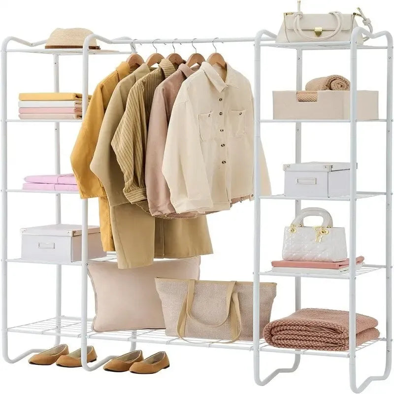 Portable Closet Wardrobe - 15.36 D x 49.2 W x 62.99 H