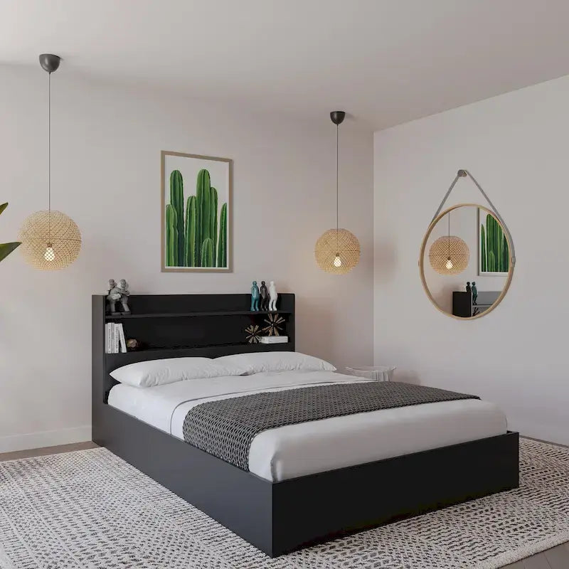 Hunter Platform Bed with Headboard