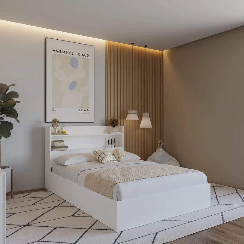 Hunter Platform Bed with Headboard