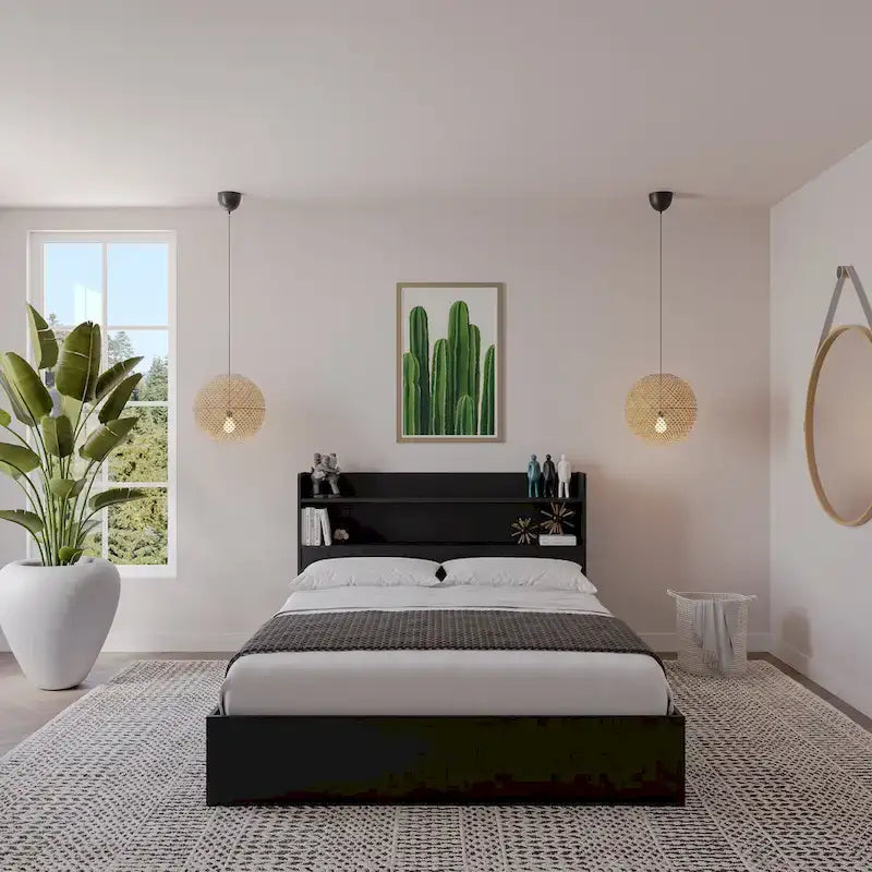 Hunter Platform Bed with Headboard