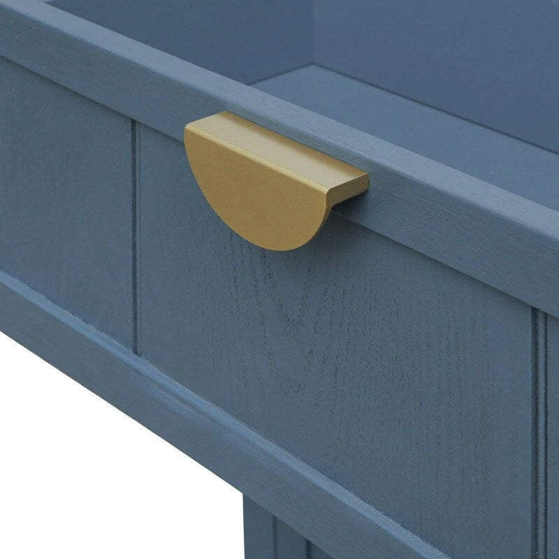 3 Drawer Cabinet, American Furniture,Suitable for bedroom, living room, study Blue