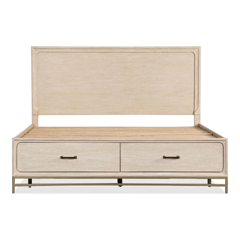 Furniture of America Drayden Transitional Oak Solid Wood 6-Piece Bedroom Set