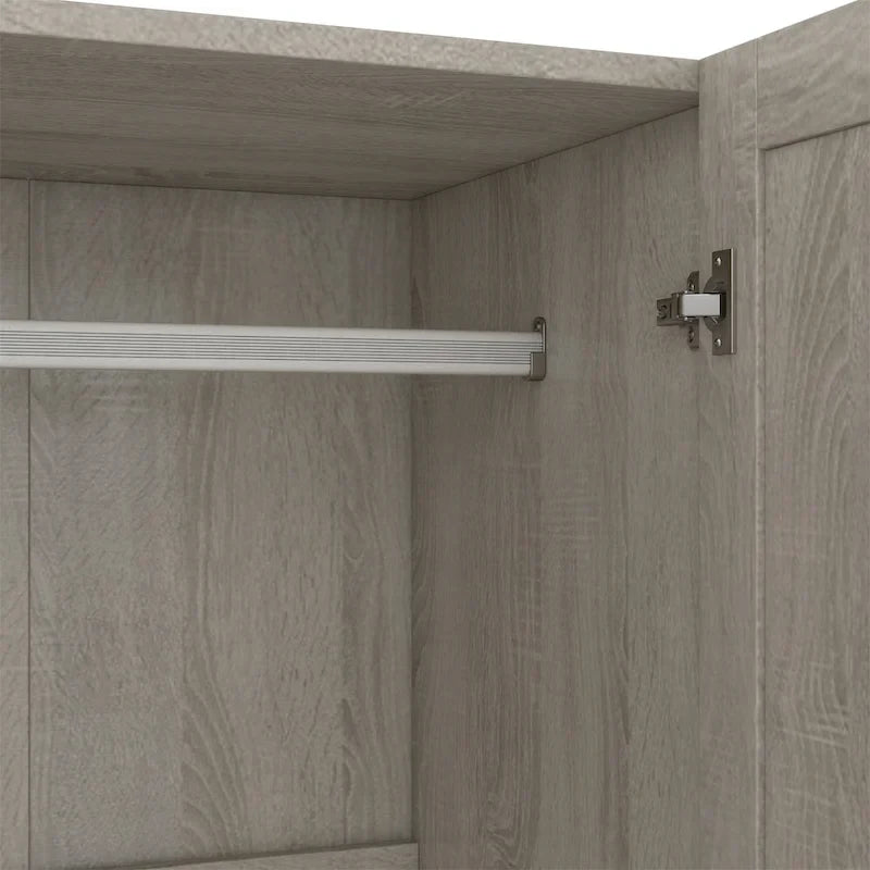 3-Door Shutter Wardrobe with shelves