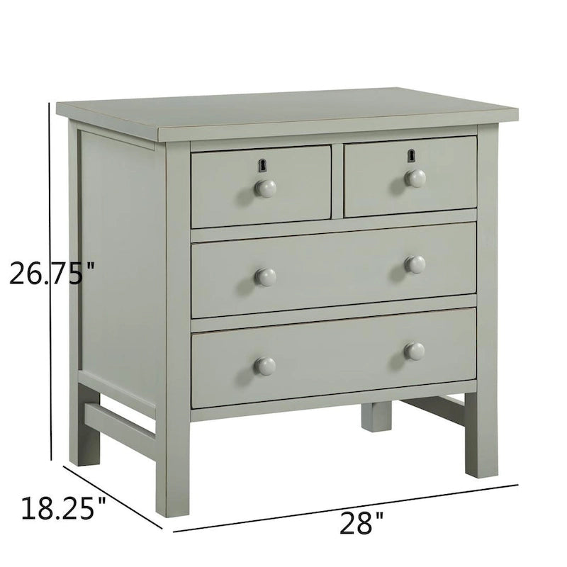 Gavello 4-drawer Storage Nightstand by Greyson Living