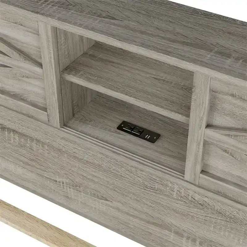 Bedroom Sets Full Size Platform Bed with Charging Station,Nightstand,Dresser(Set of 3)