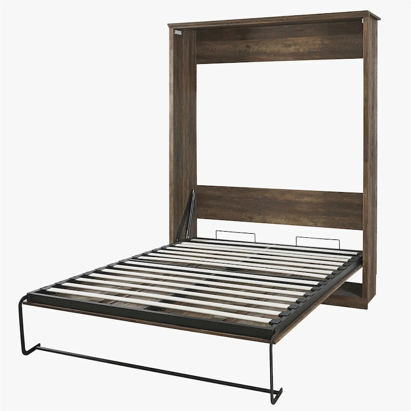 Murphy Wall Bed Cabinet Space-Saving Bed by Harper&Bright Designs