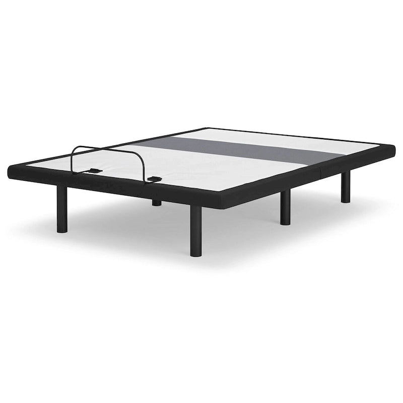 Signature Design by Ashley Best Base with Lumbar and Audio Black Adjustable Base
