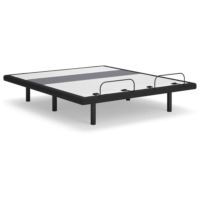 Signature Design by Ashley Best Base with Lumbar and Audio Black Adjustable Base