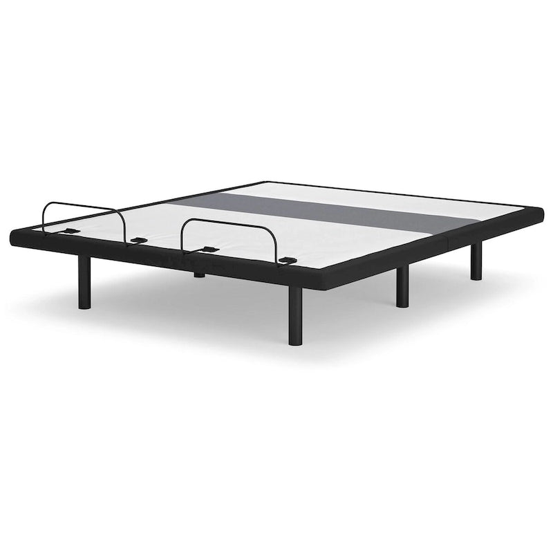 Signature Design by Ashley Best Base with Lumbar and Audio Black Adjustable Base
