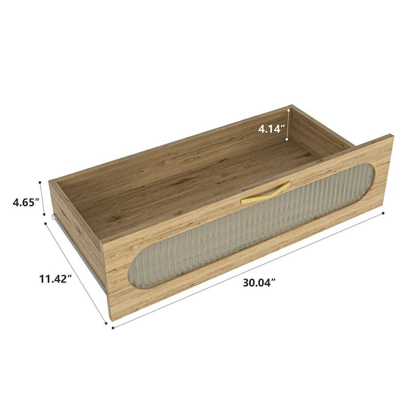 Versatile Farmhouse Storage Dresser Chest of Drawers for Bedroom