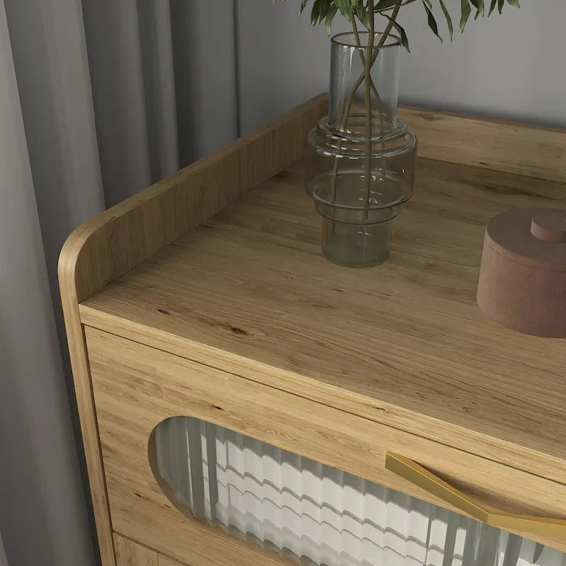 Versatile Farmhouse Storage Dresser Chest of Drawers for Bedroom