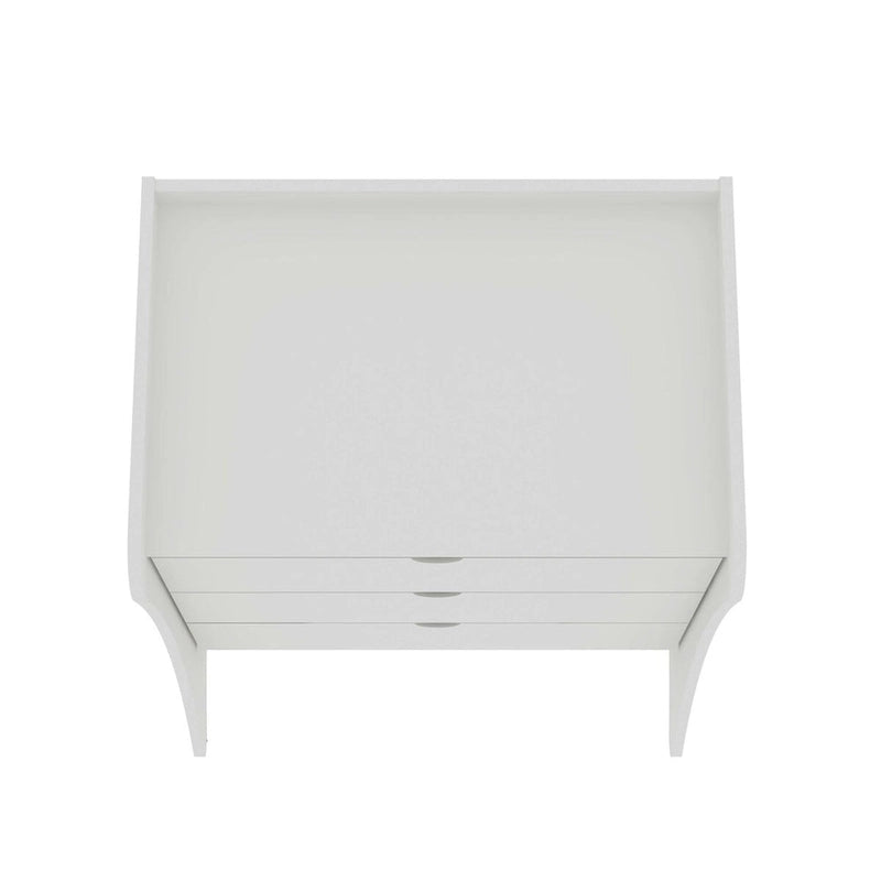 Manhattan Comfort Coney 3-Piece Mid-Century Modern Dresser and Nightstand Set
