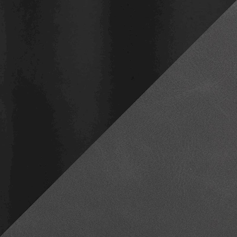 Porch & Den Vallen 26  Fixed-Height Faux Leather Counter Stool with Metal Legs & Square Footrest (Set of 2)