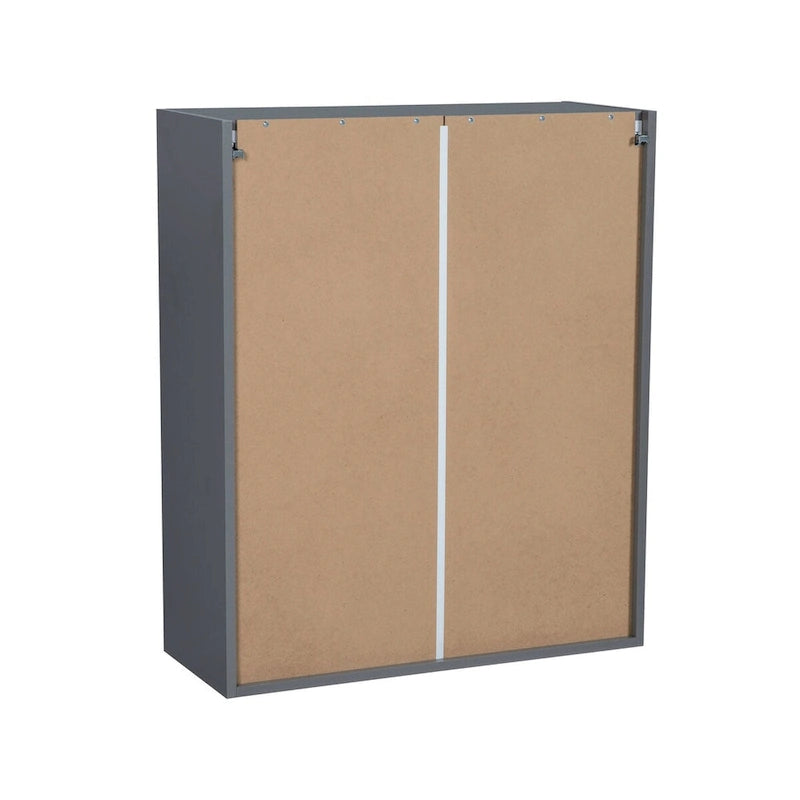 36  x 36  Wall Cabinet-Double Door-Grey - 36 x 36 x 12
