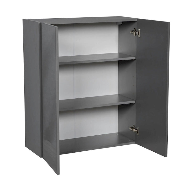 36  x 36  Wall Cabinet-Double Door-Grey - 36 x 36 x 12