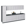 Kitchen Elegant Collection White Matte Color Base Size 11Ft Wide - 135x24