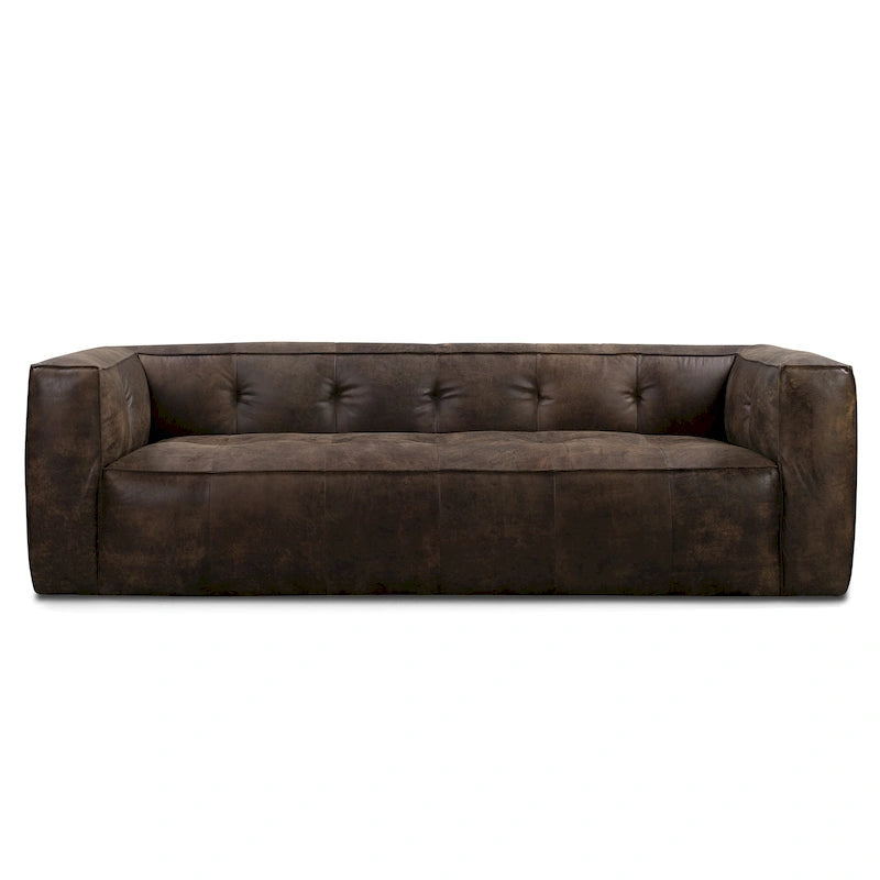 Poly & Bark Capa 92  Sofa - Full Grain Genuine Italian Leather