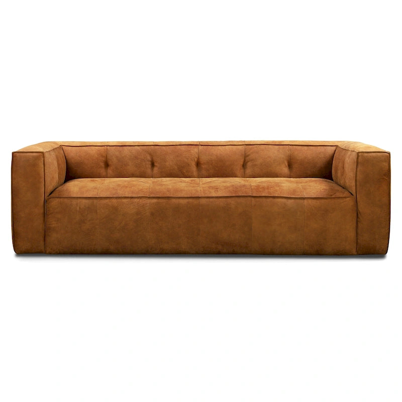 Poly & Bark Capa 92  Sofa - Full Grain Genuine Italian Leather