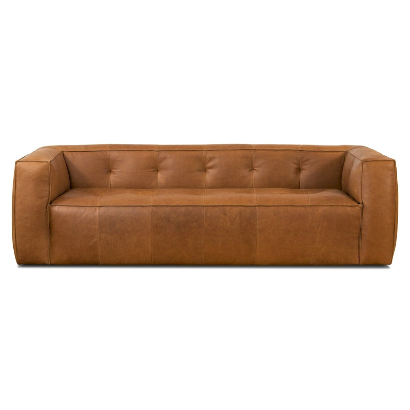 Poly & Bark Capa 92  Sofa - Full Grain Genuine Italian Leather