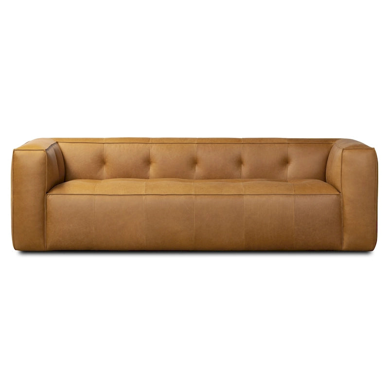 Poly & Bark Capa 92  Sofa - Full Grain Genuine Italian Leather