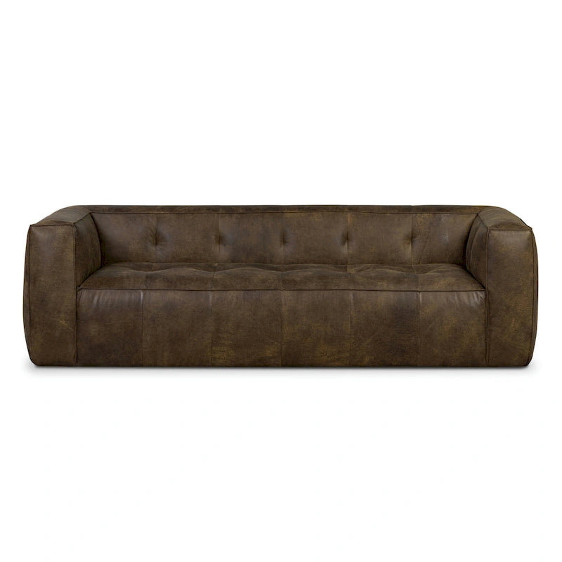 Poly & Bark Capa 92  Sofa - Full Grain Genuine Italian Leather