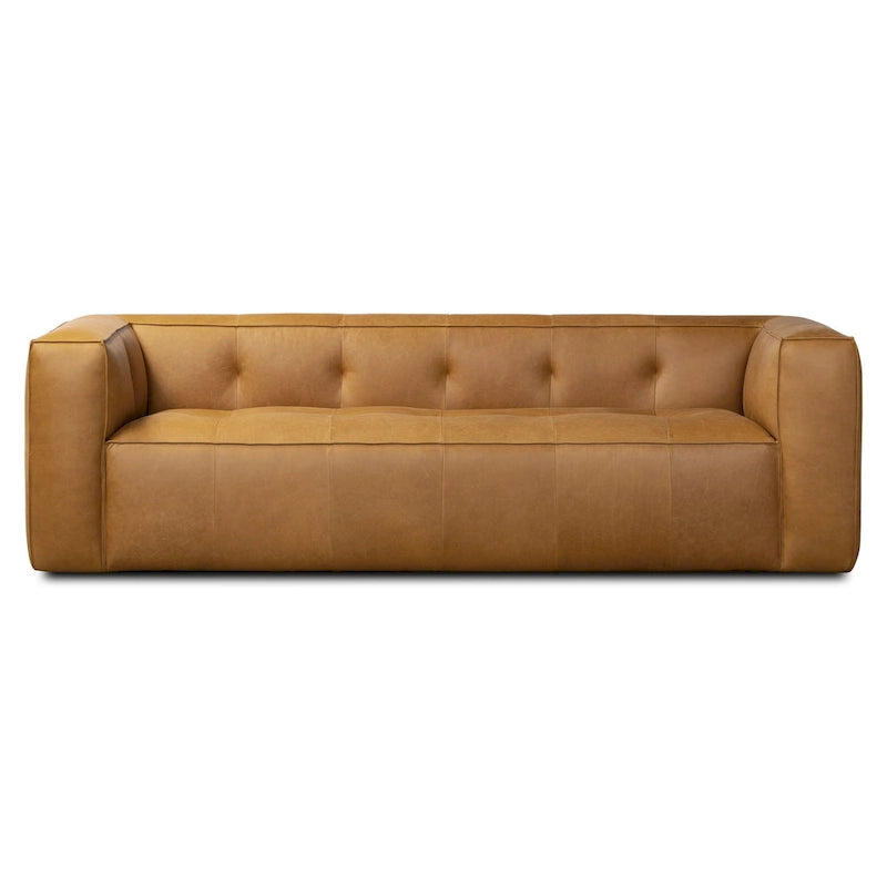 Poly & Bark Capa 92  Sofa - Full Grain Genuine Italian Leather