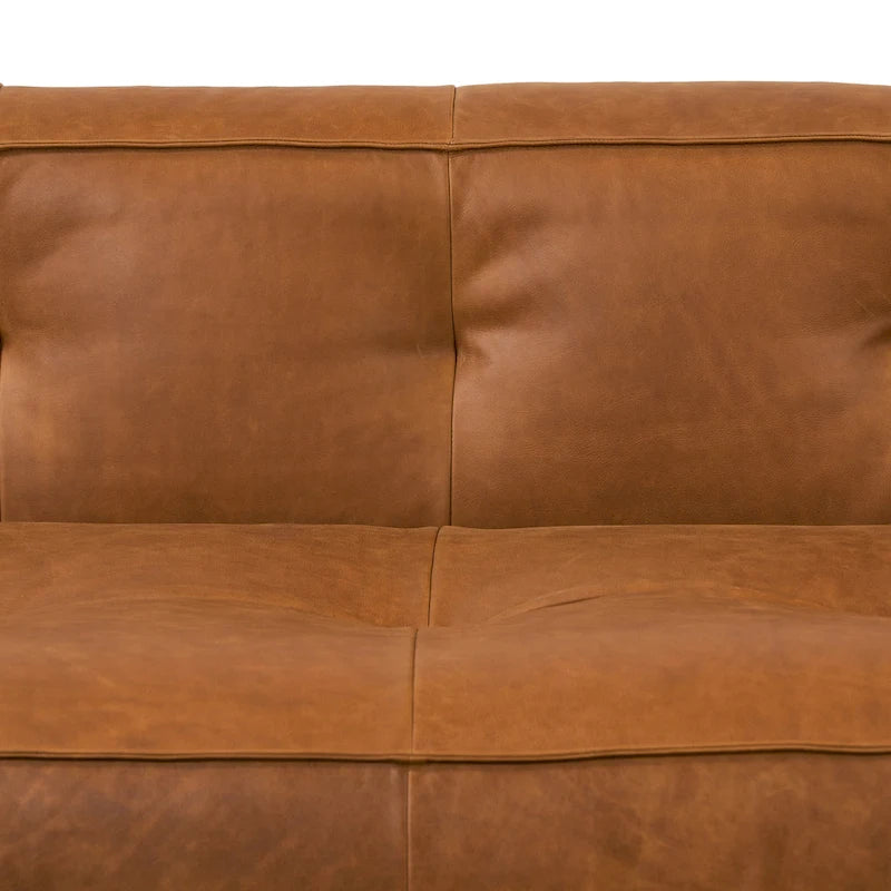 Poly & Bark Capa 92  Sofa - Full Grain Genuine Italian Leather