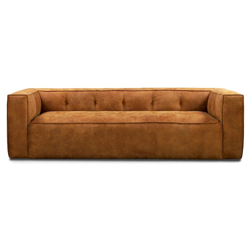 Poly & Bark Capa 92  Sofa - Full Grain Genuine Italian Leather