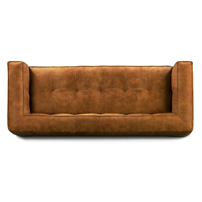 Poly & Bark Capa 92  Sofa - Full Grain Genuine Italian Leather