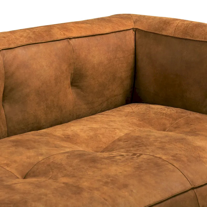 Poly & Bark Capa 92  Sofa - Full Grain Genuine Italian Leather