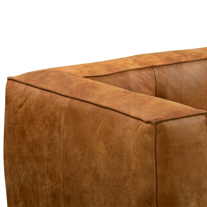 Poly & Bark Capa 92  Sofa - Full Grain Genuine Italian Leather