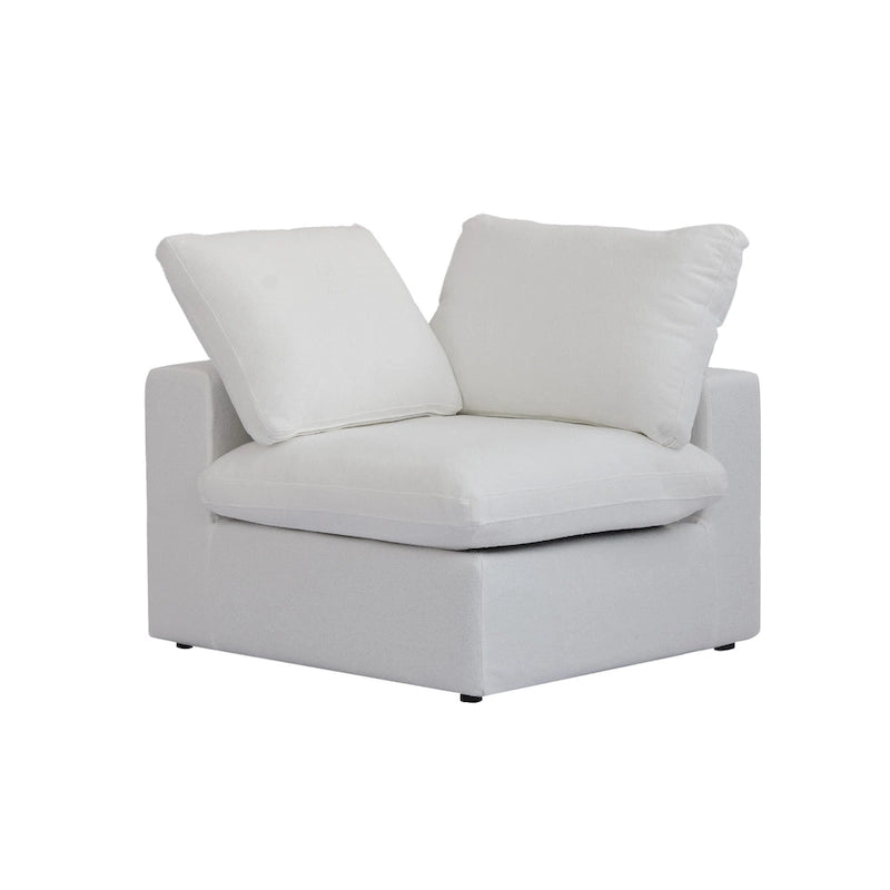 U Shape Couches for Living Room, 6-Seats Modular Convertible Sectional Sofa Couch